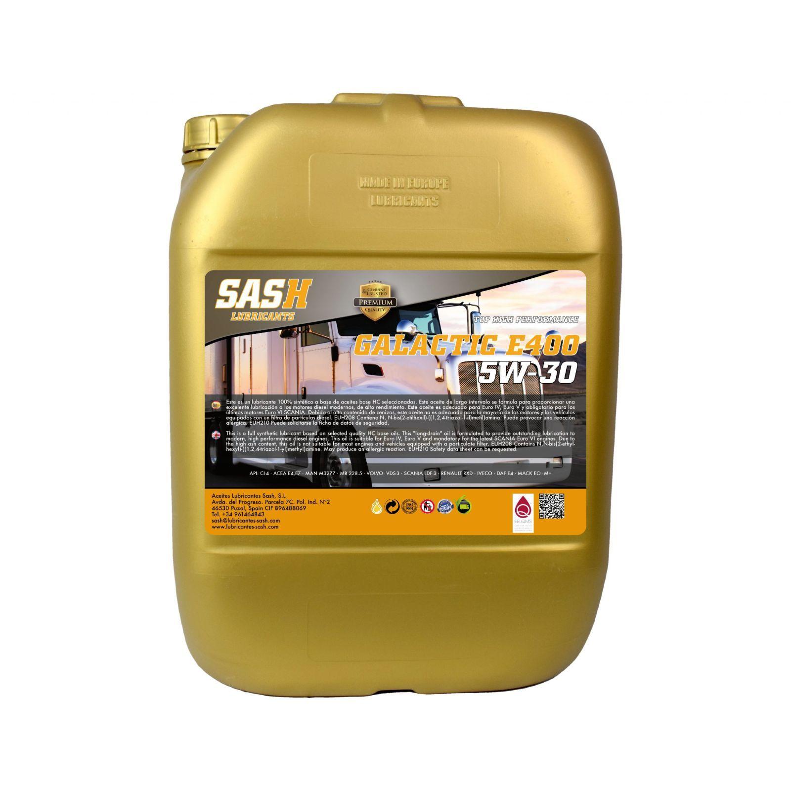 Олива моторна SASH GALACTIC E400 5W30